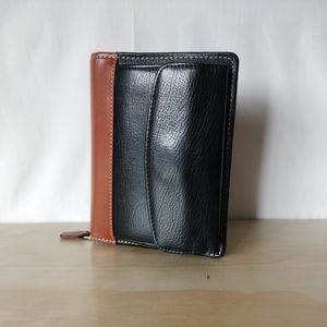 Vintage Franklin Covey Top Grain & Aniline Leather 6 Ring Pocket Size Planner